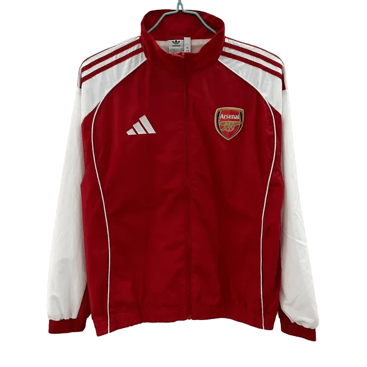 Arsenal Red and White Football Jacket