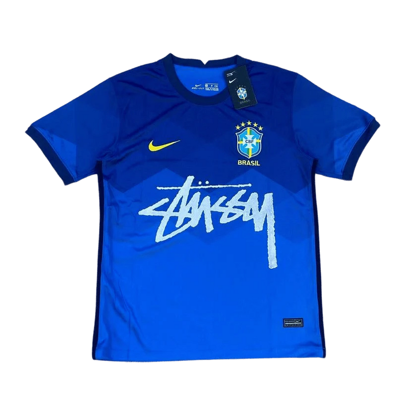 Brazil X Stüssy Blue Limited Edition Football Jersey