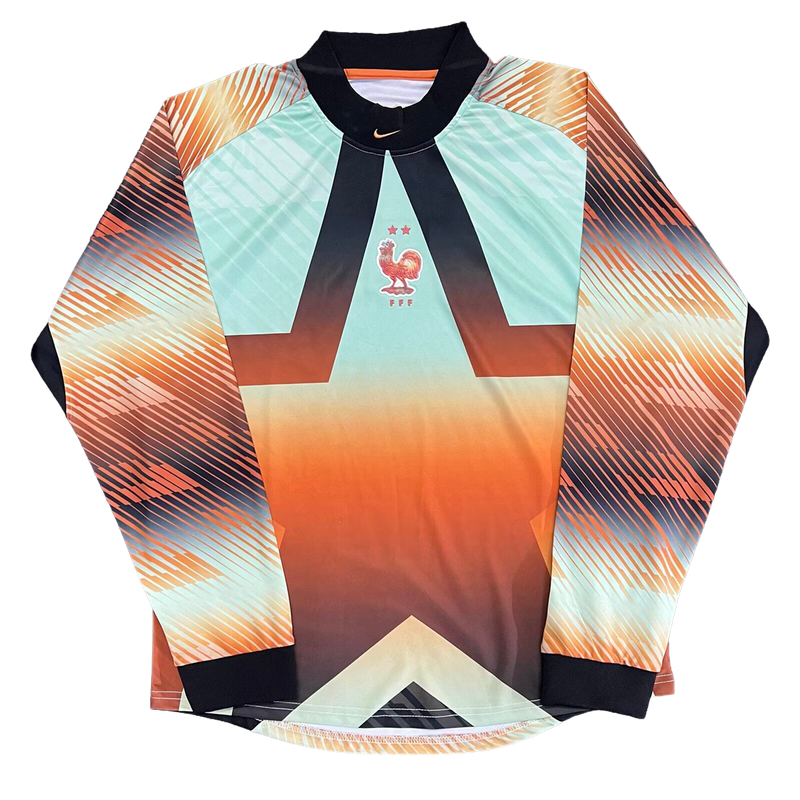 France Goalkeeper Long Sleeve Football Jersey