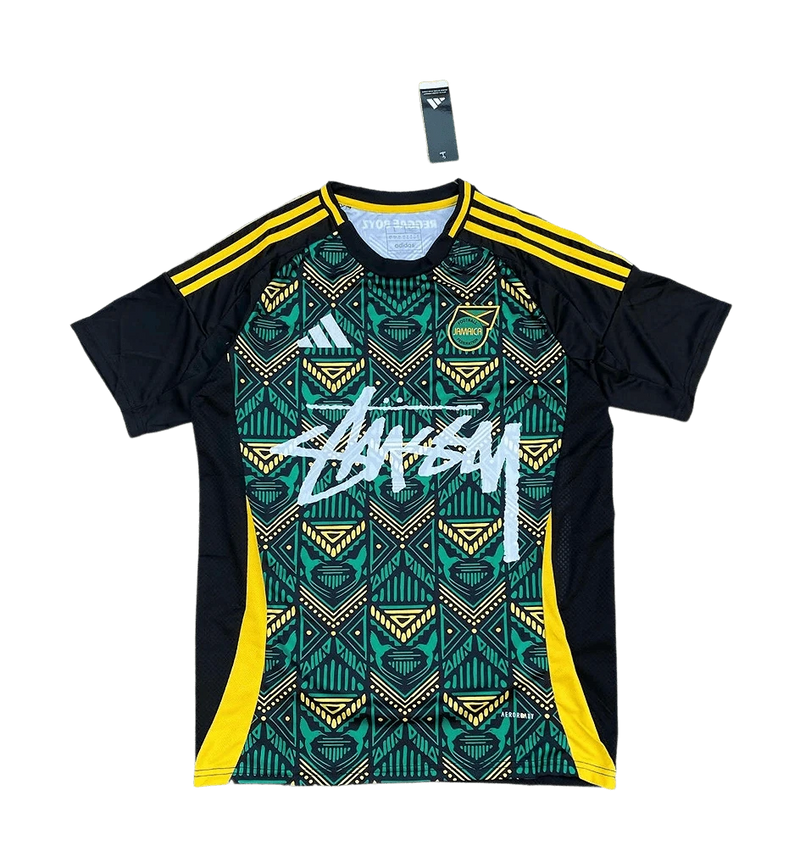 Jamaica X Stüssy Black Football Jersey