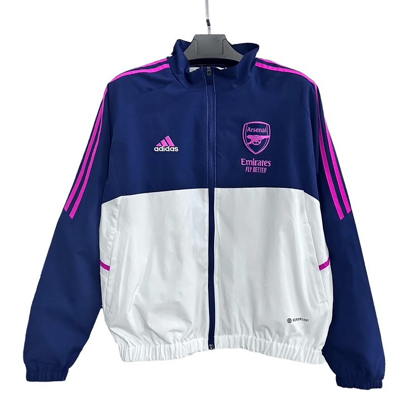 Arsenal Blue and Pink Football Jacket