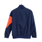 Barcelona Navy and Orange Football Jacket