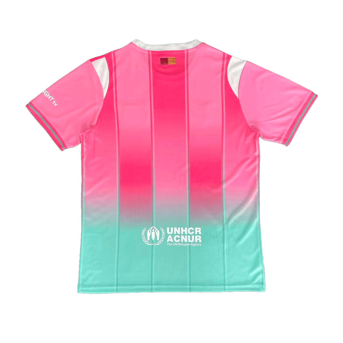 Barcelona Pink & Blue Football Jersey