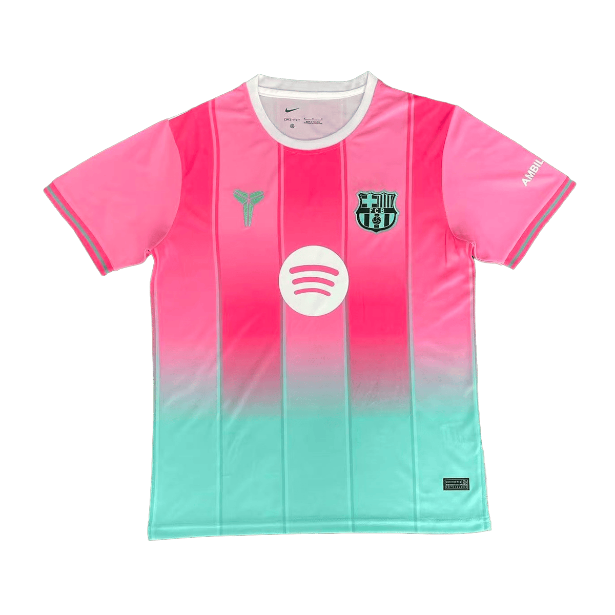 Barcelona Pink & Blue Football Jersey