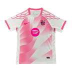 Barcelona White & Pink Football Jersey