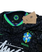 Brazil X Stüssy Black and Green Limited Edition Football Jersey