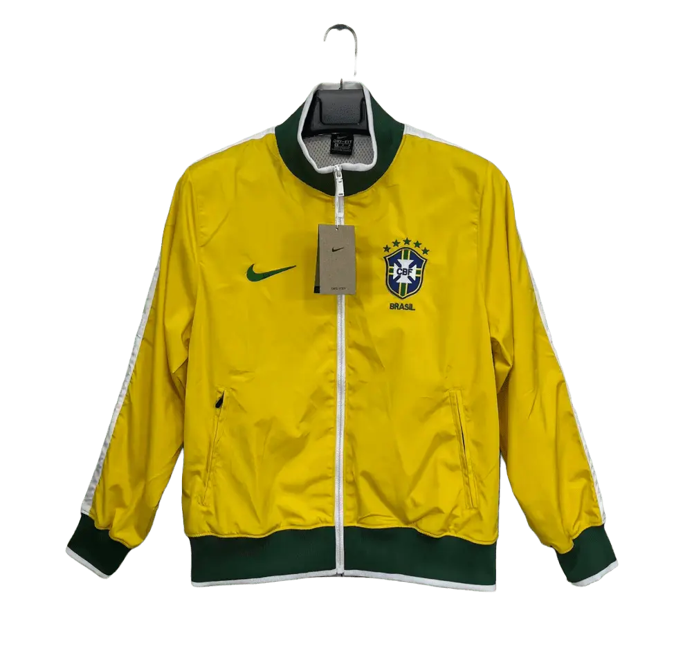 Brazil Yellow Football Jacket