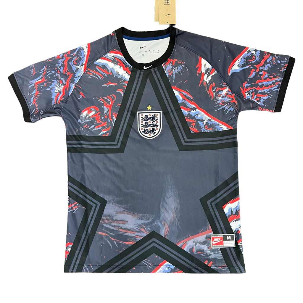 England Goalkeeper Short Sleeve Football Jersey
