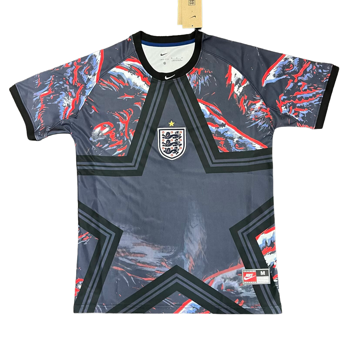 England Goalkeeper Short Sleeve Football Jersey