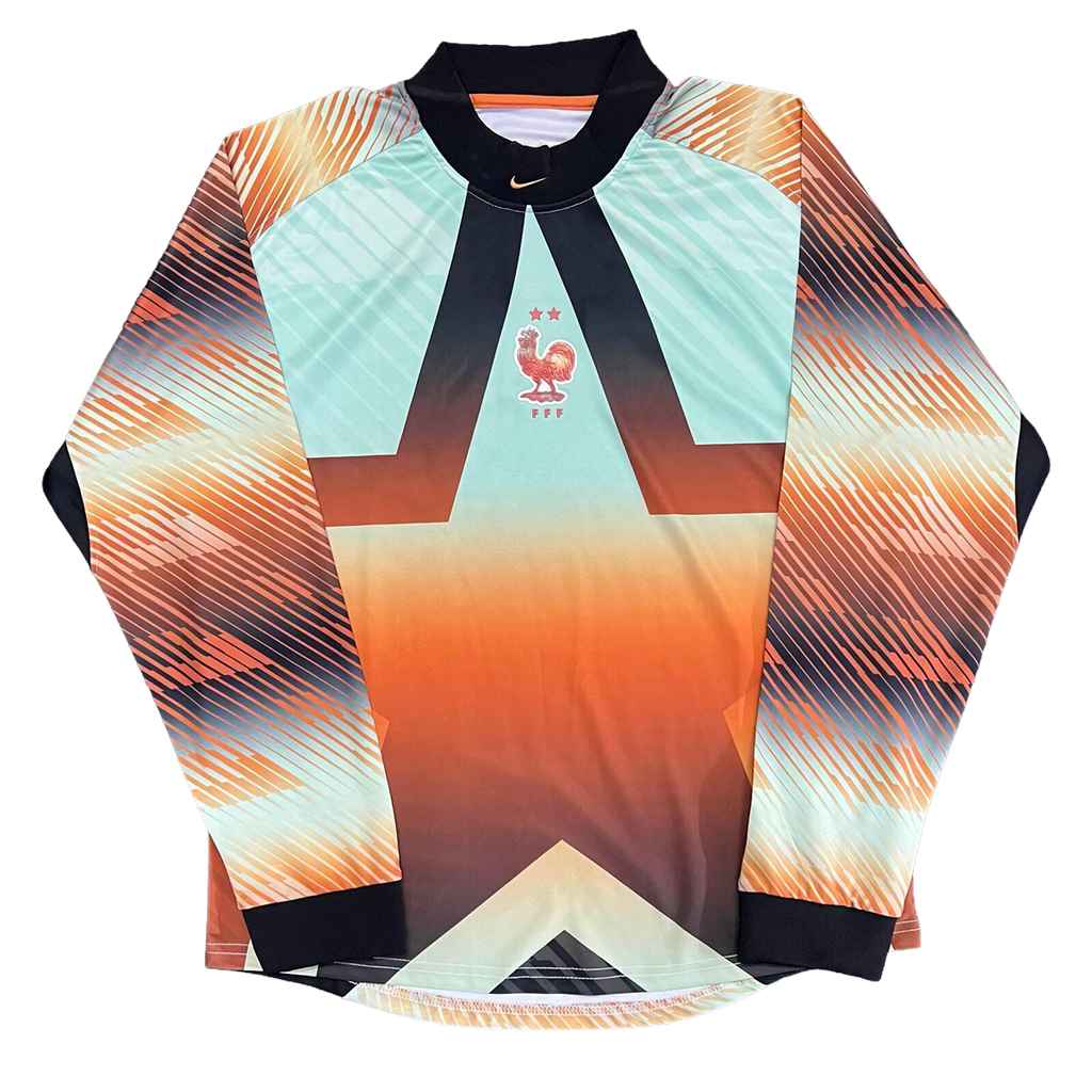 France Goalkeeper Long Sleeve Football Jersey