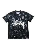 Korea X Stüssy Black Acid Football Jersey
