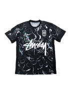 Korea X Stüssy Black Acid Football Jersey