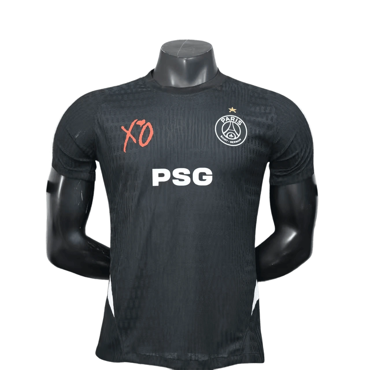 Paris Saint Germain x XO Black Football Jersey