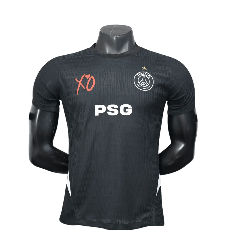 Paris Saint Germain x XO Black Football Jersey