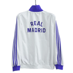Real Madrid White and Blue Football Jacket
